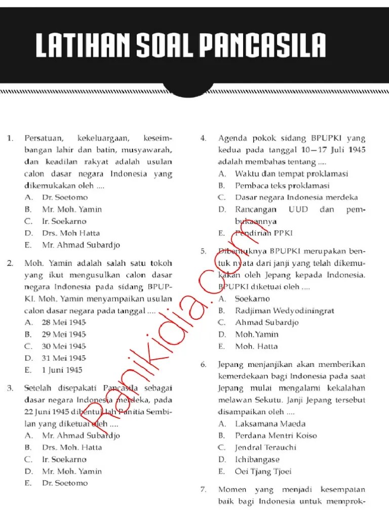Soal, Pembahasan TWK 1 | PDF