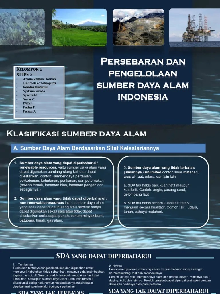 Persebaran Dan Pengelolaan Sumber Daya Tambang Indonesia | PDF