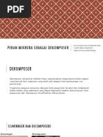 Peran Mikroba Sebagai Dekomposer | PDF