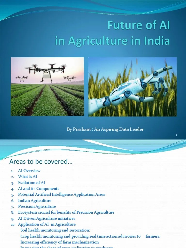 Future of AI in Agriculture in India Artificial Intelligence