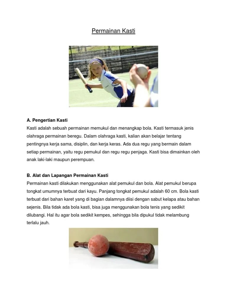 Permainan Kasti | PDF