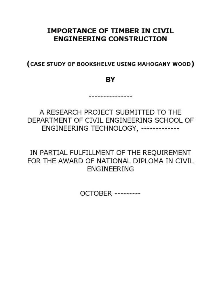 Project Importance of Timber in Civild7nnhlzl3w PDF Bookcase Wood