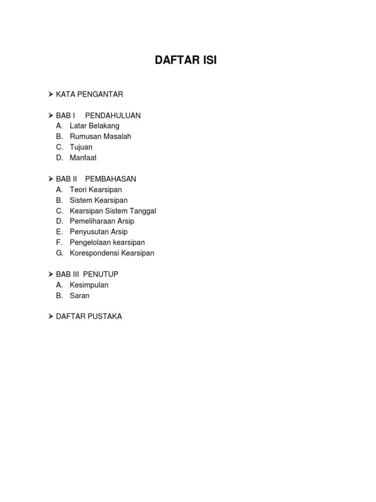 Makalah Kearsipan Sistem Tanggal | PDF