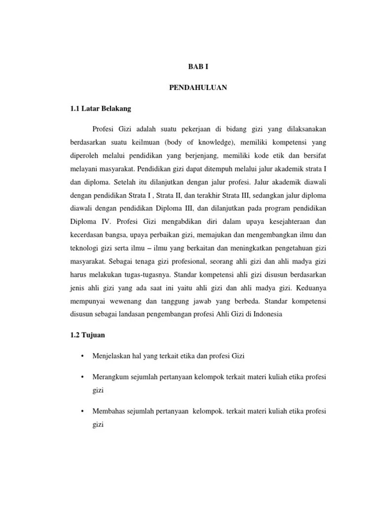 Pertanyaan Untuk Resume ETIKA Profesi | PDF