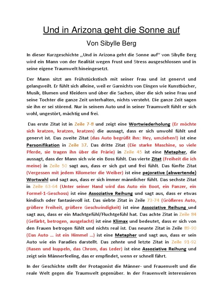Und in Arizona Geht Die Sonne Auf PDF