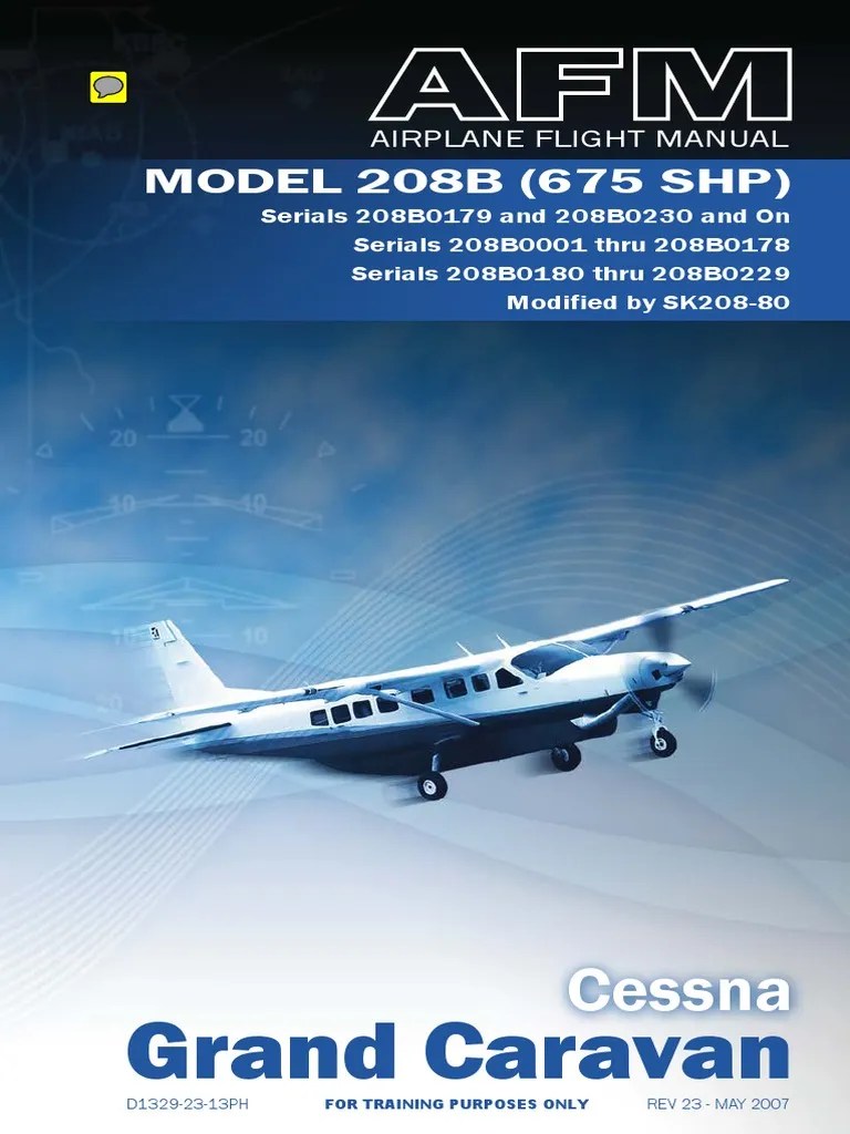 Airplane Flight Manual (1511 Pages) PDF | PDF | Horsepower | Takeoff