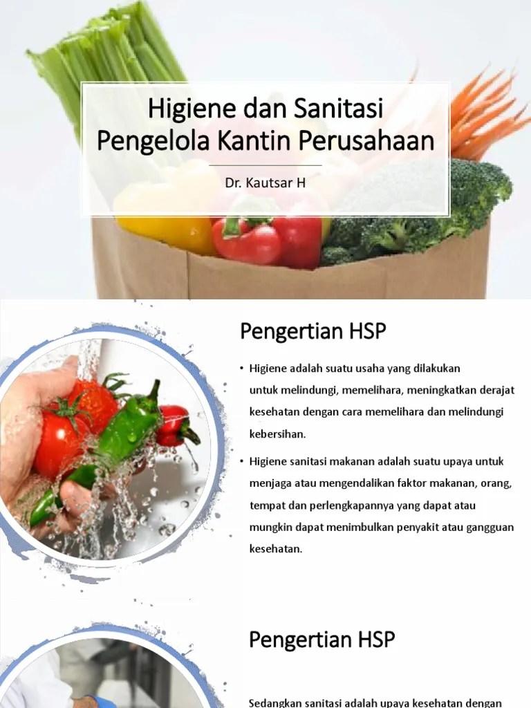 Higiene Penyajian Makanan Kantin Perusahaan | PDF