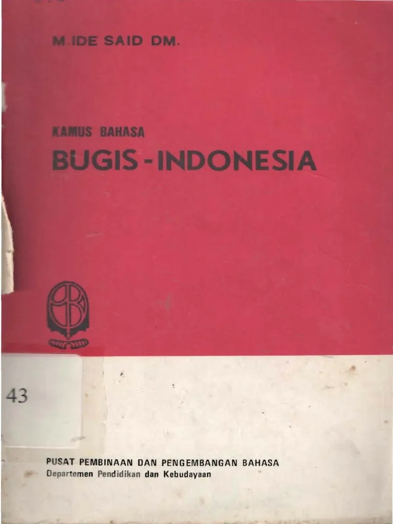 Kamus Bahasa Bugis - Indonesia 227h PDF | PDF