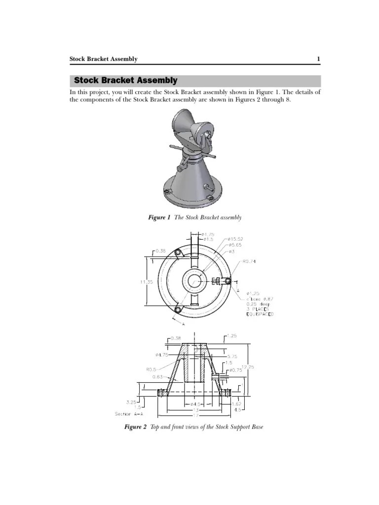 Stock Bracket Assembly PDF