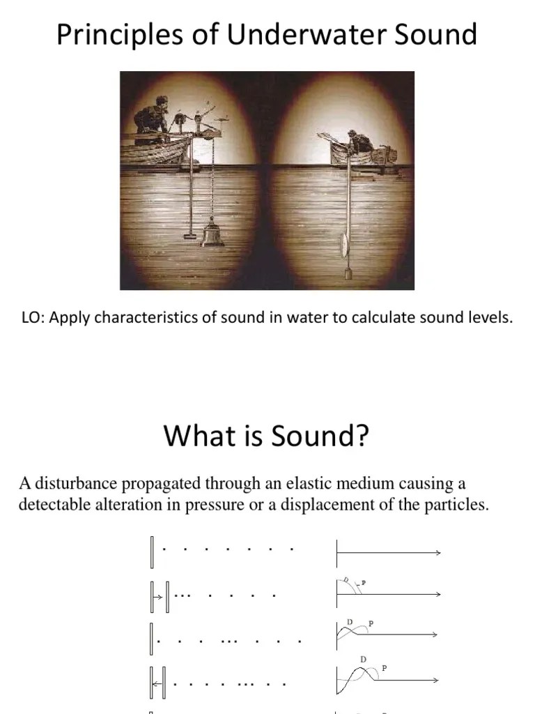 Principles of Underwater Sound PDF Frequency Pascal (Unit)