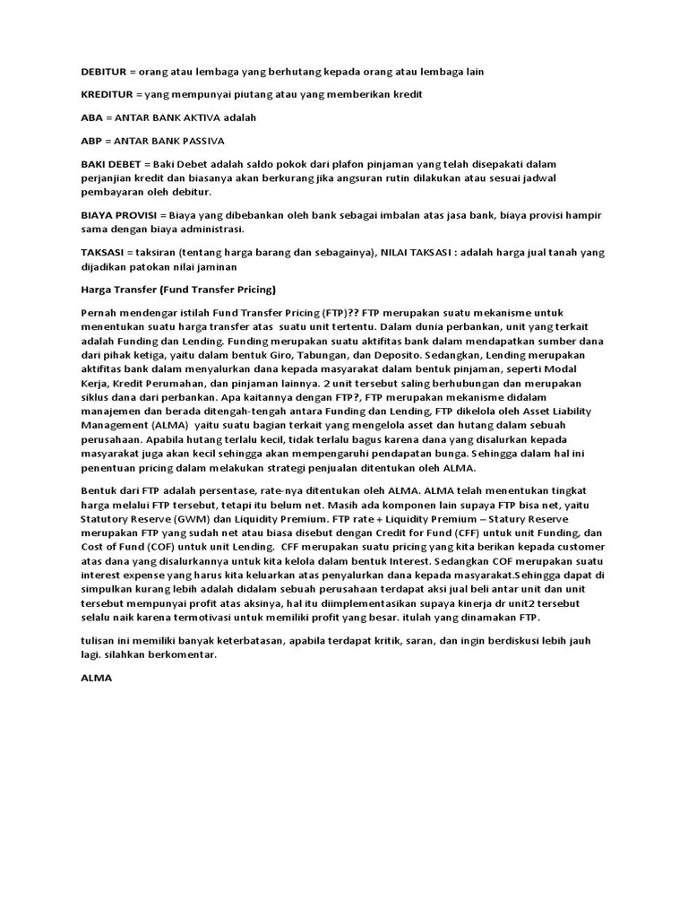 Istilah Perbankan | PDF