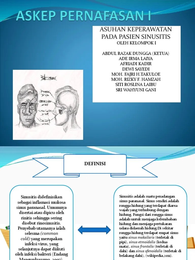 Kelompok 1 Askep Pada Pasien Sinusitis | PDF