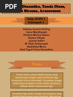 XI IPS 3 KEL.3 Tempo | PDF