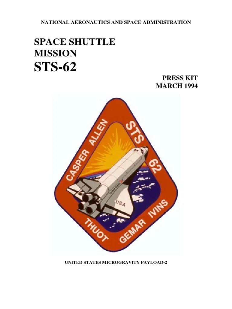 STS62 Press Kit Space Shuttle Abort Modes Space Shuttle