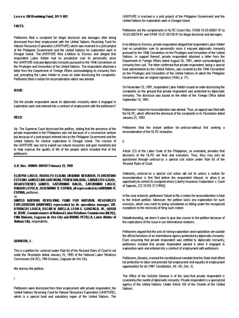 Lasco V UN Revolving Fund of Natural Resources Exploration PDF