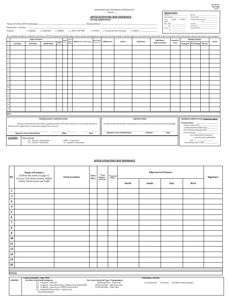Rice Insurance form.docx Food Industry Insurance