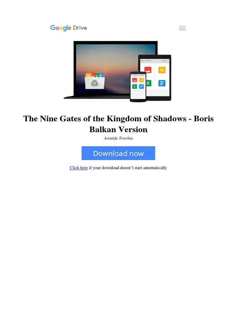 The Nine Gates of The Kingdom of Shadows Boris Balkan Version by