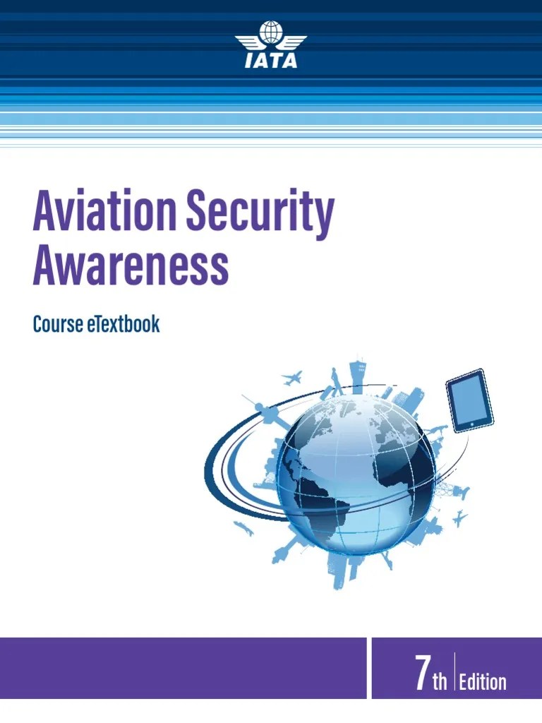 Aviation Security Awareness eTextbook 7th Ed 2019 TSCS13.pdf Airport