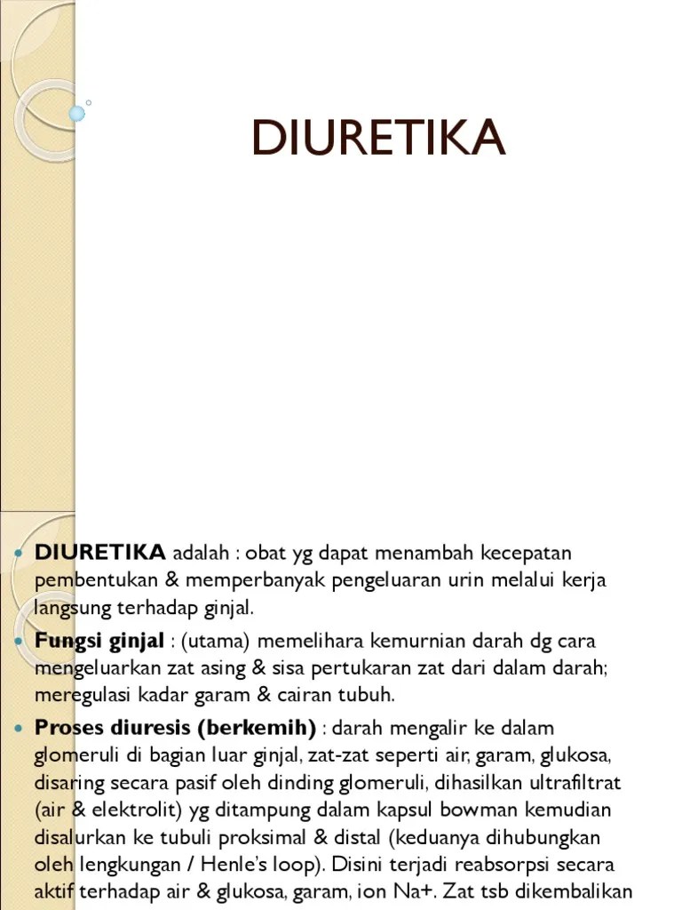 Diuretik - Materi 8 | PDF