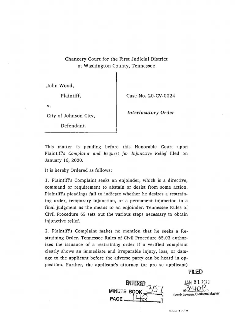 Interlocutory Order PDF