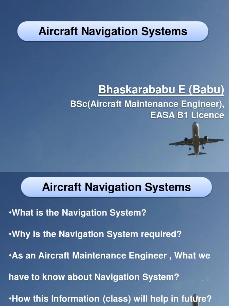 Aircraft Navigation Systems PDF Inertial Navigation System Navigation