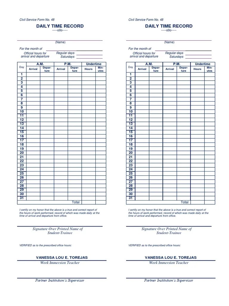 DTR Work Immersion PDF Teaching Mathematics