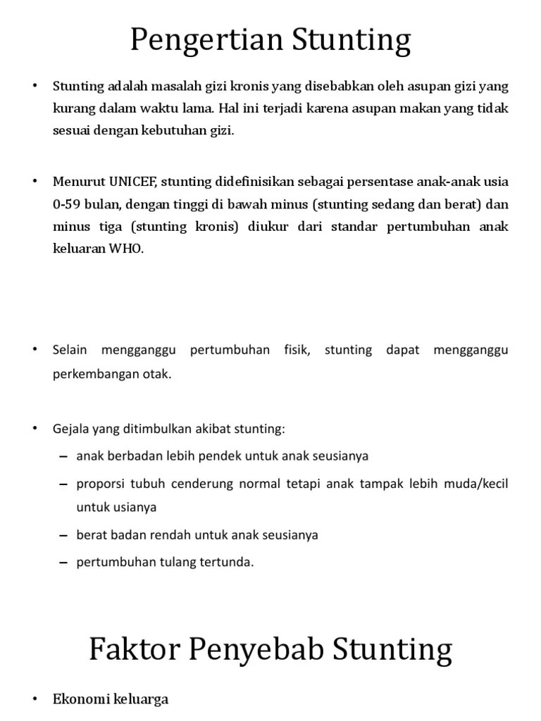 Kelompok 6 - Program-Program Dan Studi Intervensi Stunting | PDF