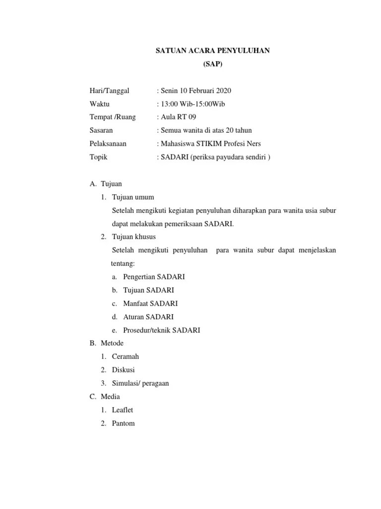 SAP - SADARI Konsul | PDF