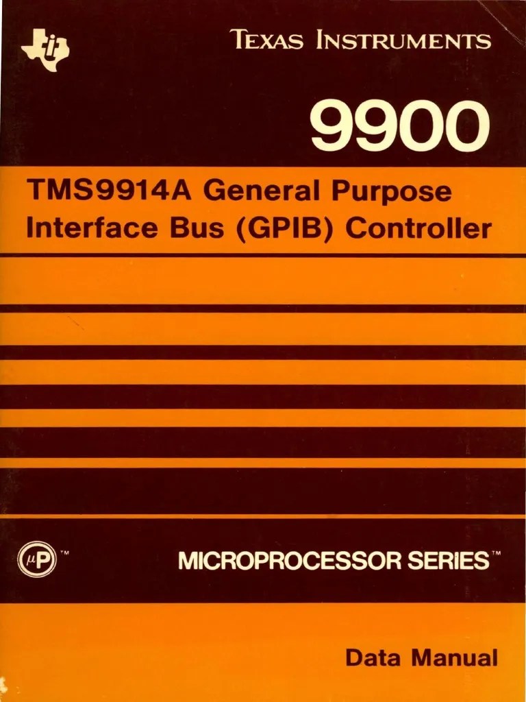 TMS9914A General Purpose Interface Bus Controller Data Manual Dec82 PDF