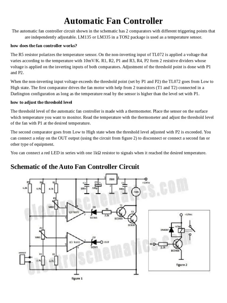 Automatic Fan Controller | PDF