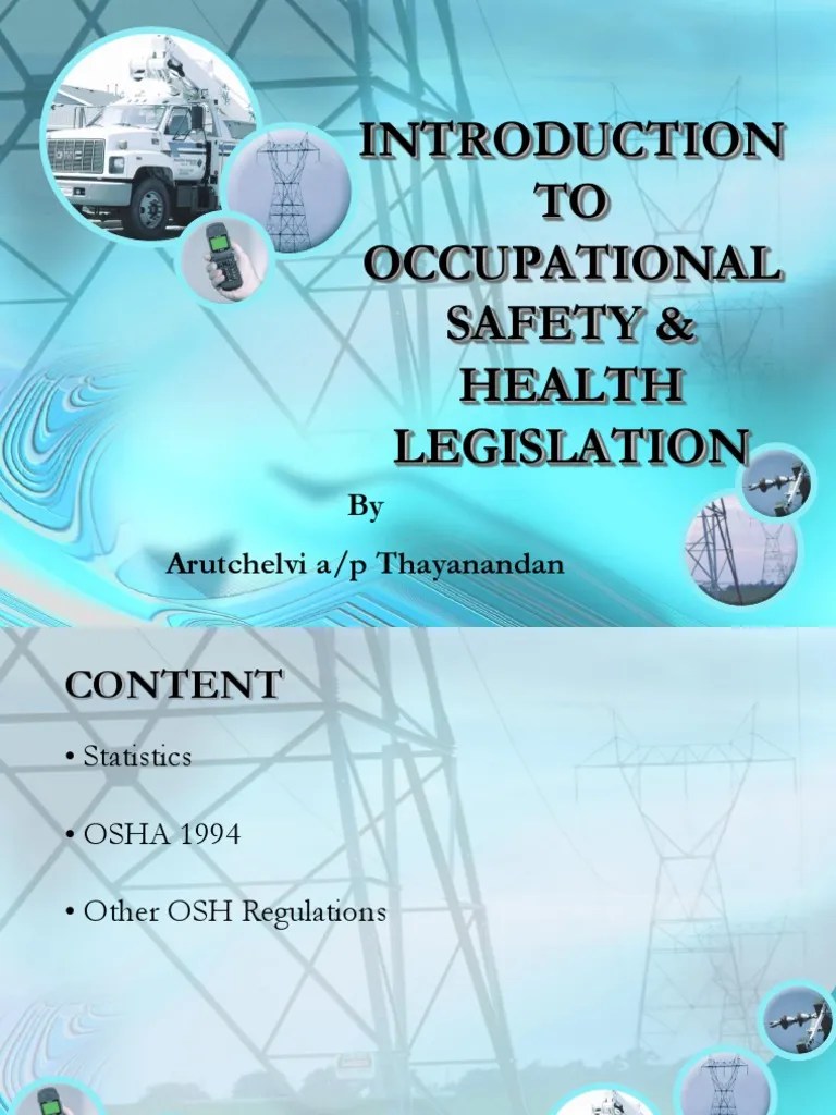 TOPIC 1INTRODUCTION TO OSH LEGISLATION (1).ppt Occupational Safety