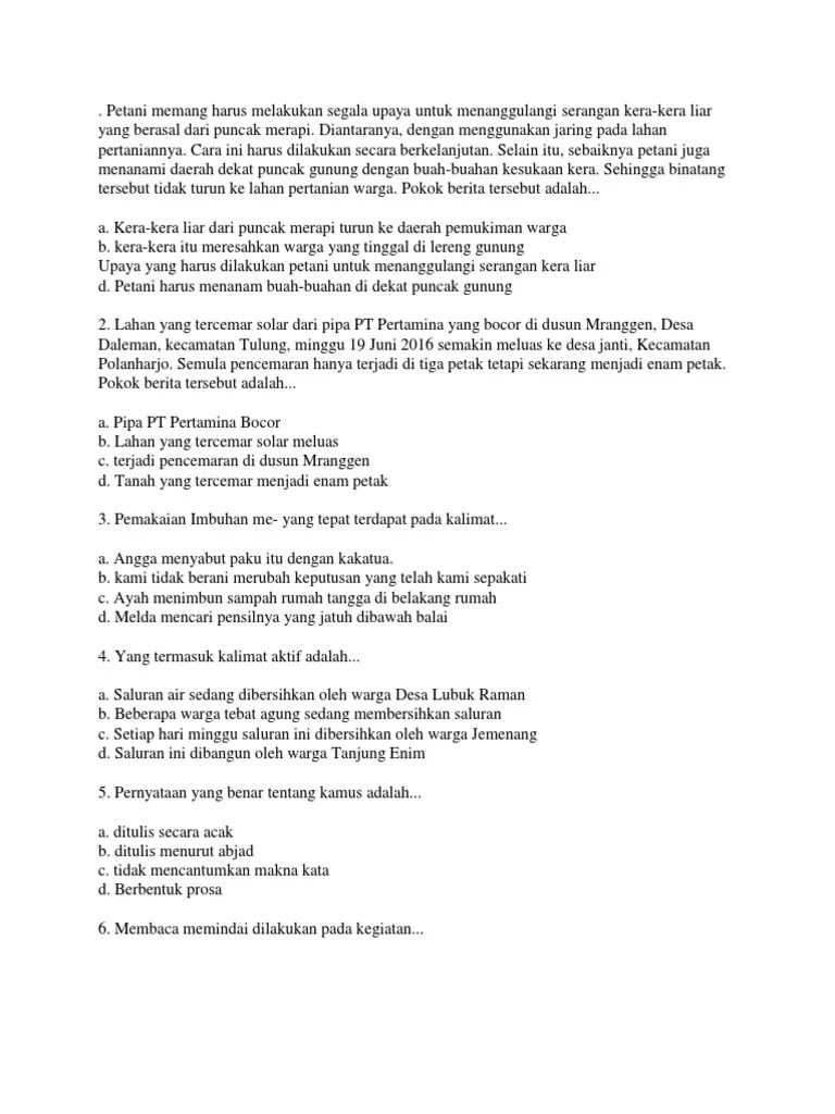 Petani Memang Harus Melakukan Segala Upaya Untuk Menanggulangi Serangan  Kera | PDF