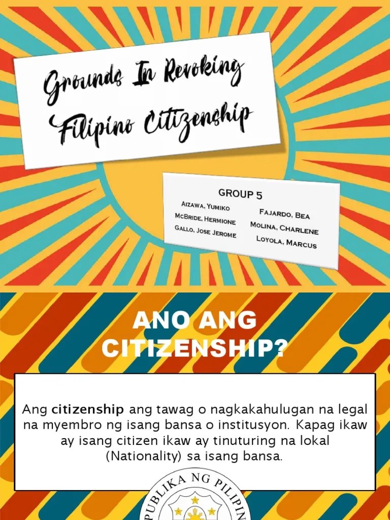 Philippine Citizenship and Naturalization Guide | PDF | Naturalization