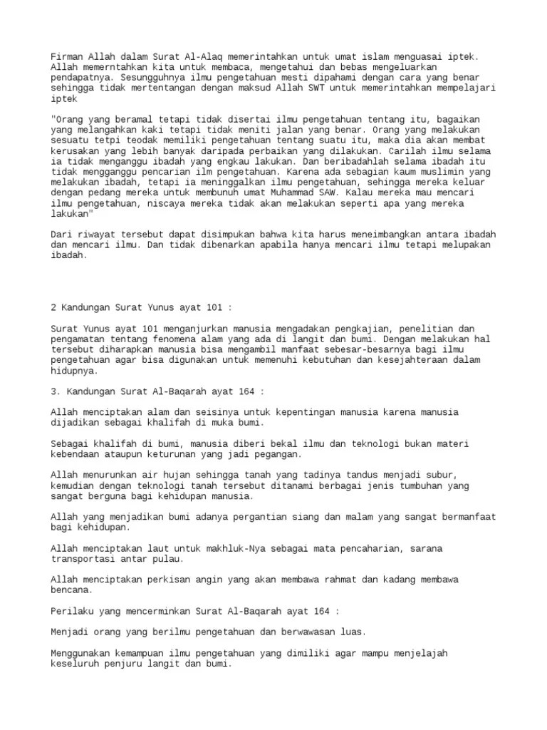 Hikmah Ayat Dan Hadist | PDF