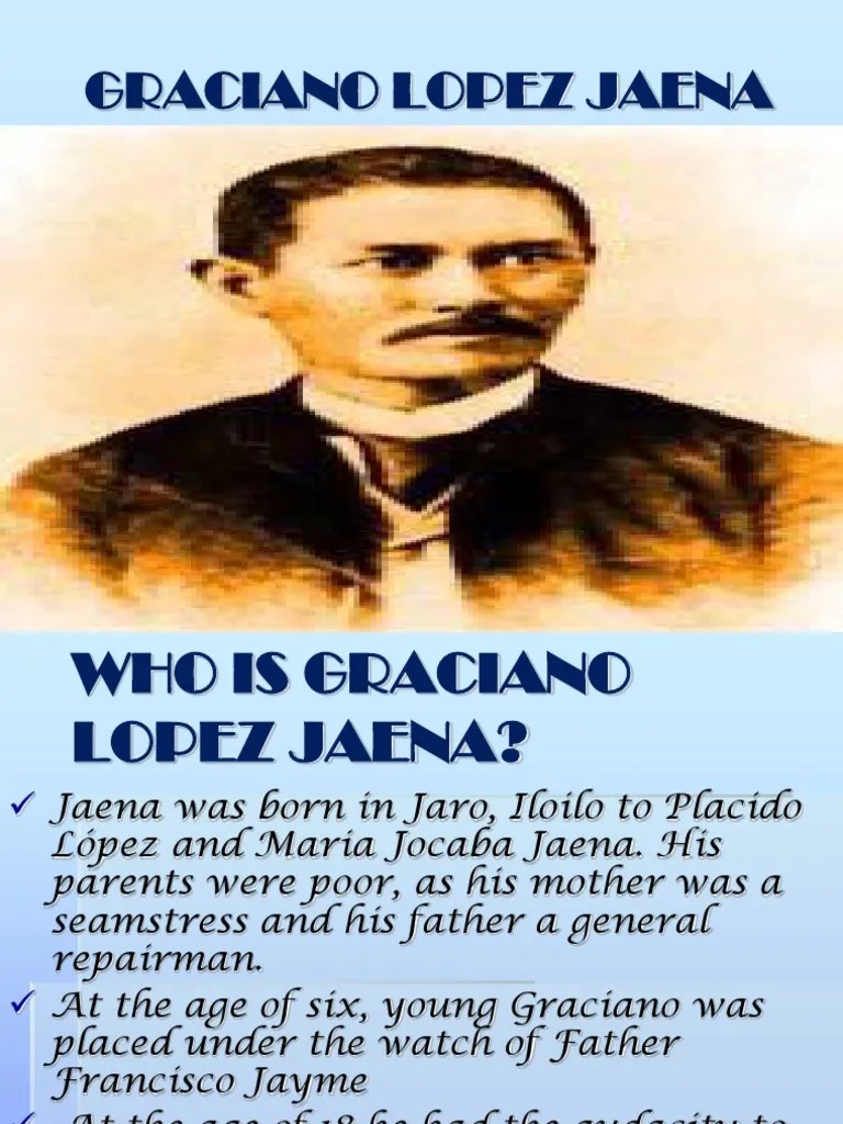 Graciano Lopez Jaena PDF