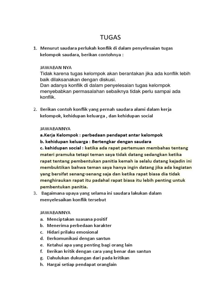 Tugas Konflik | PDF