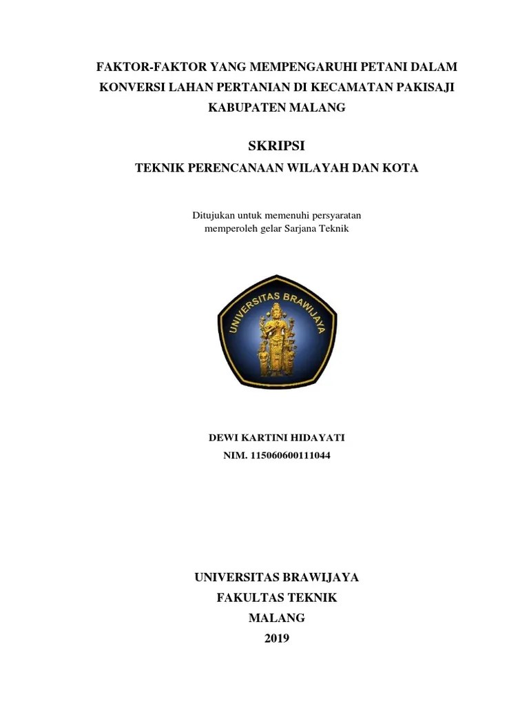 Cover Skripsi Ub | Pdf