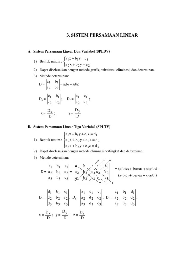 Contoh Soal Sistem Pertidaksamaan Linear Dua Variabel