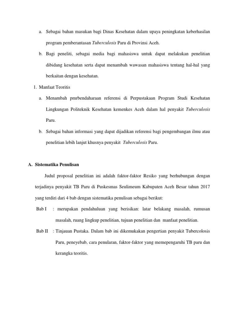 Manfaat Penelitian | Pdf
