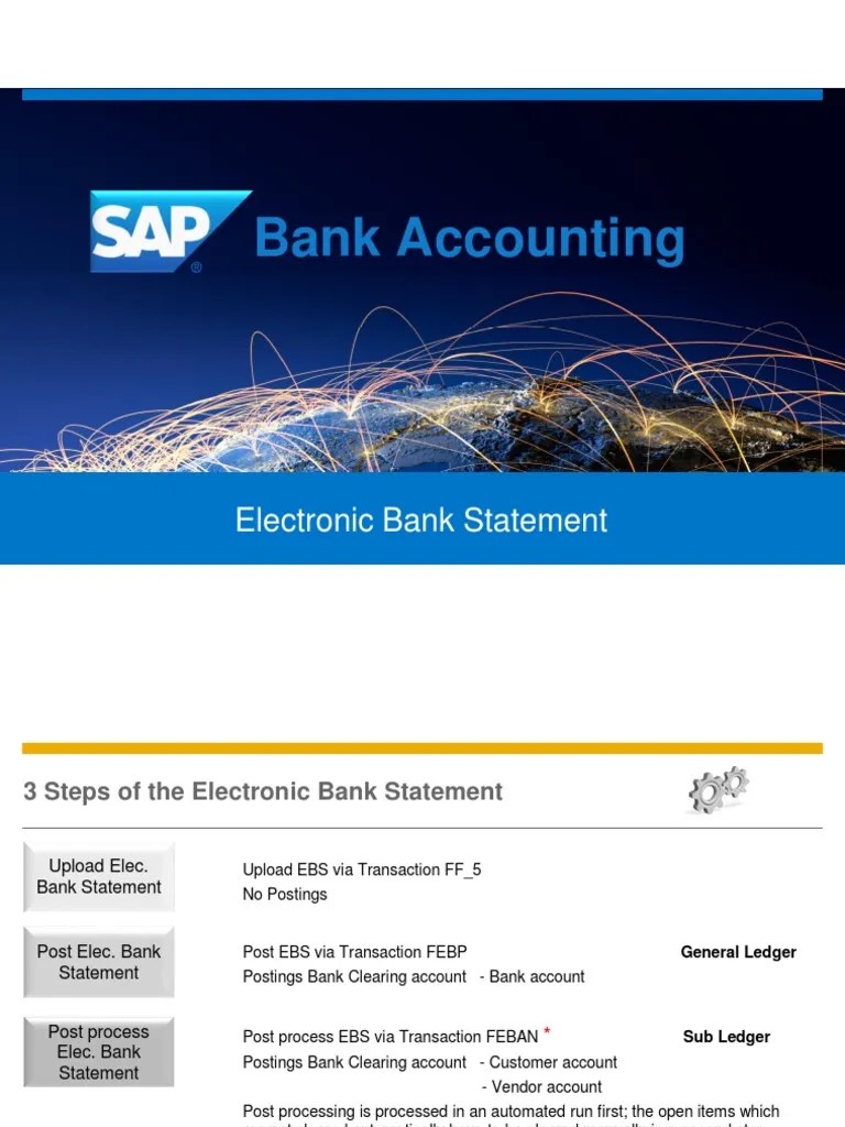 Electronic Bank Statement PDF