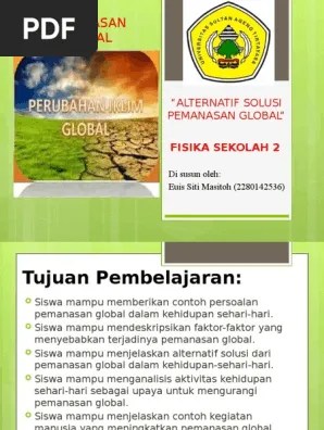 Euis-PPT PEMANASAN GLOBAL | PDF