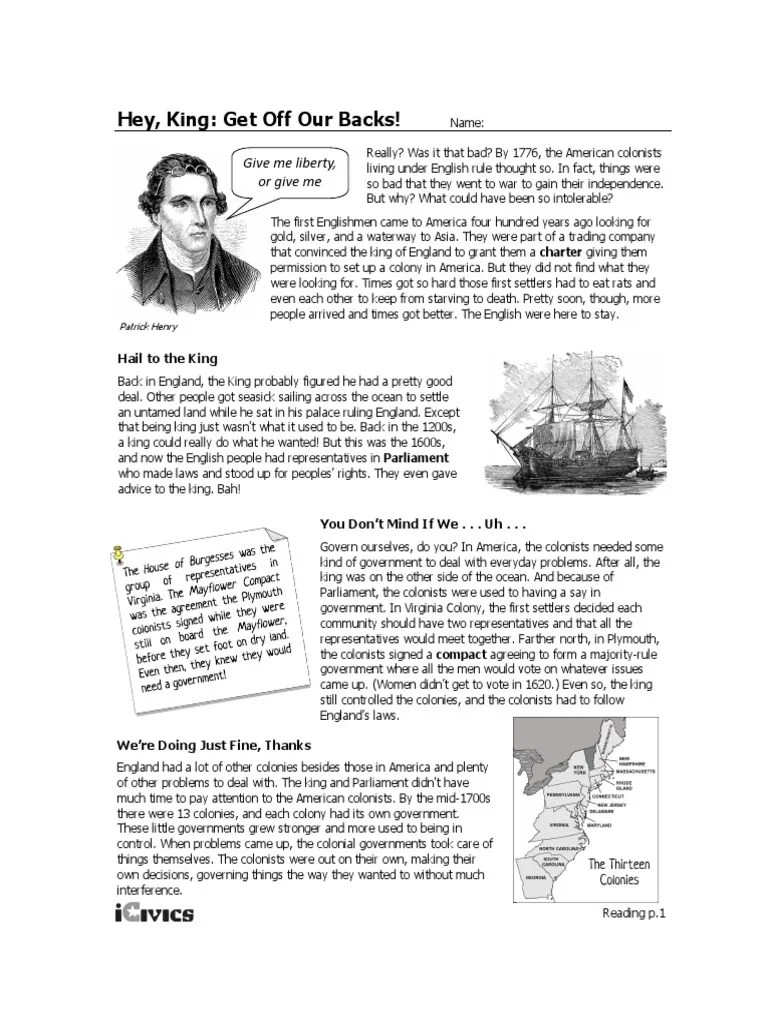 Hey, King - Get Off Our Backs | Download Free PDF | United States