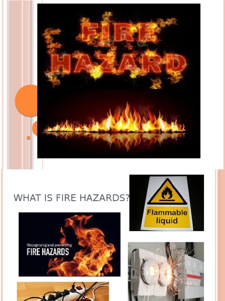 Understanding Fire Hazards A Guide to Fire Prevention, Causes