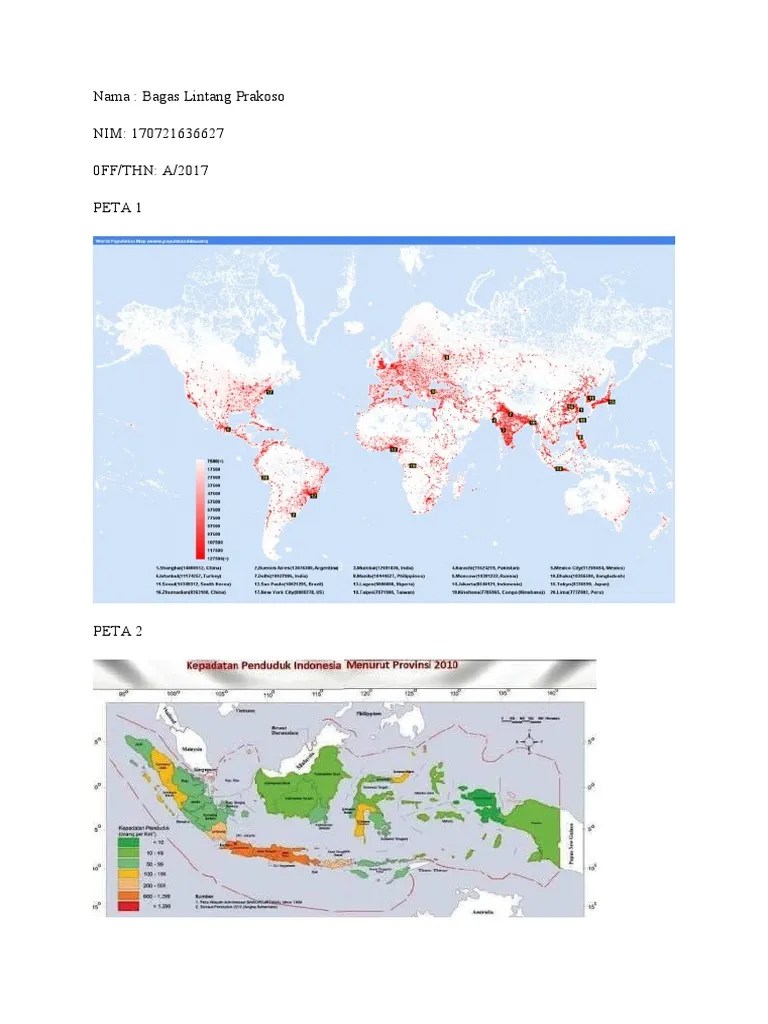 Tugas GRI MEMBANDINGKAN PETA | PDF