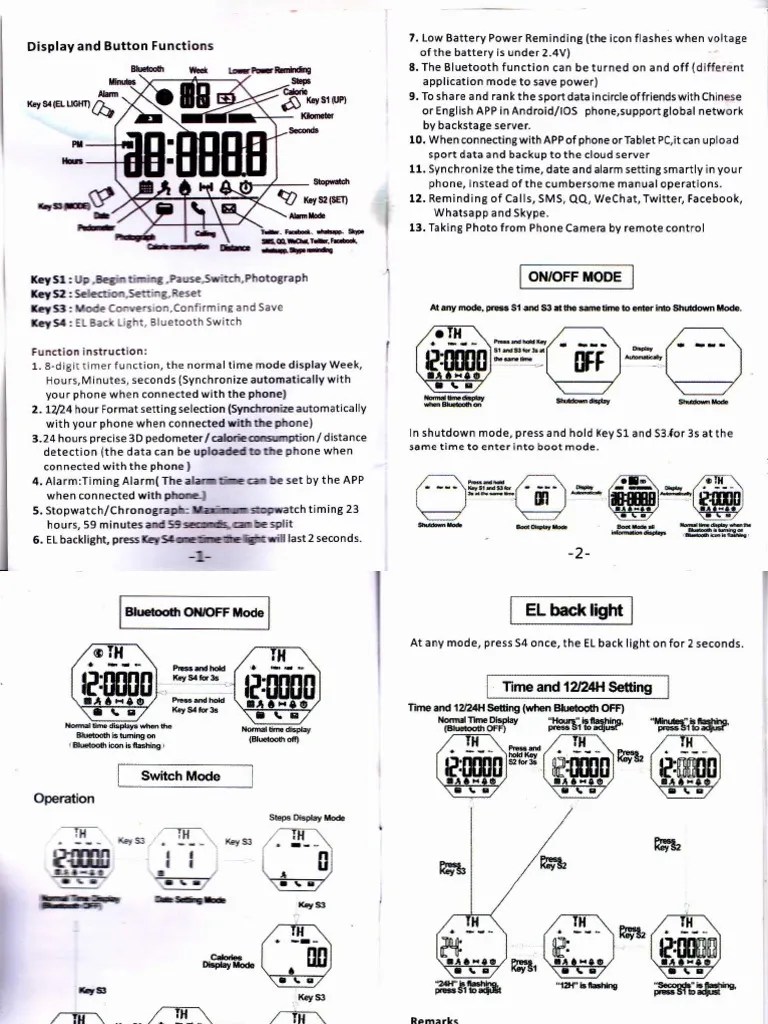 Smart Watch Manual | PDF | Mobile App | Ios