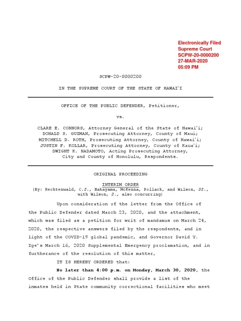 Interim Order Restraining Order Misdemeanor Free 30day Trial