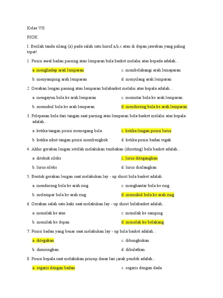 Check spelling or type a new query. Tugas Pjok Kelas 7 Smpn 132