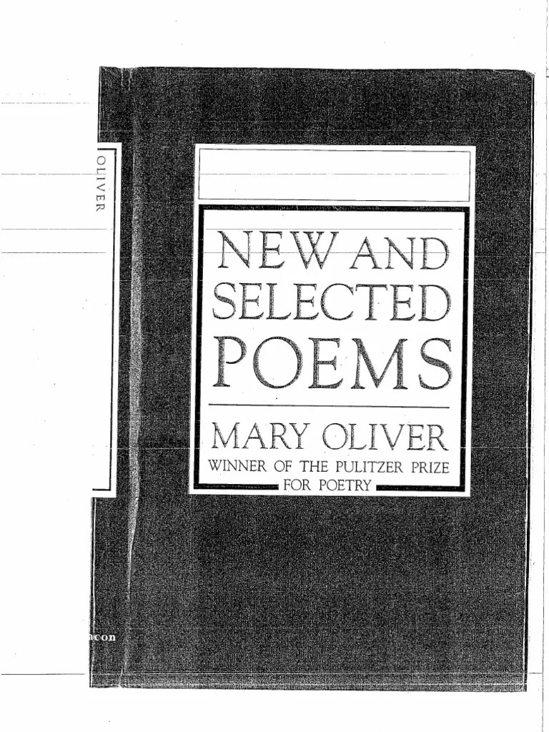 Mary Oliver. Selected Poems.pdf