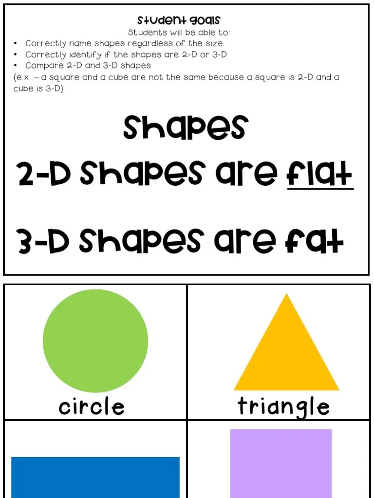 Kindergarten Shapes | PDF