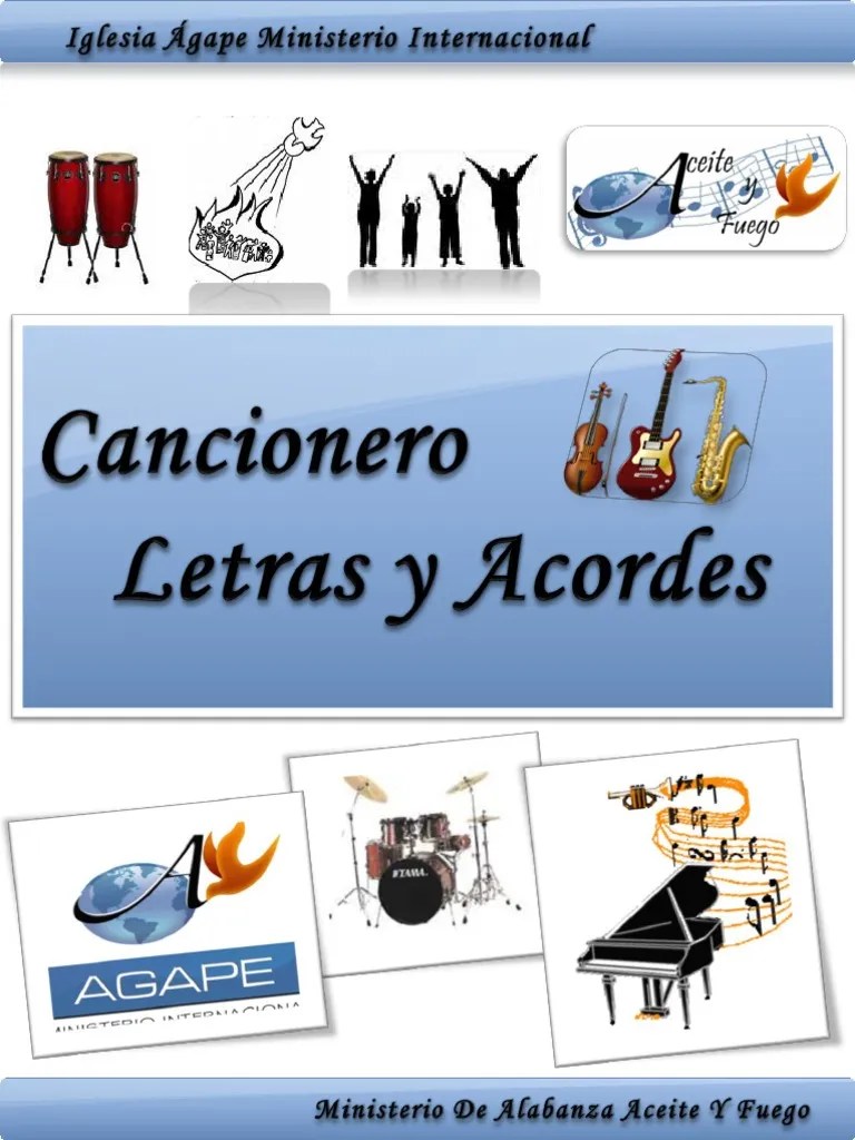 Cancionero Letras y Acordes Iglesia Agape